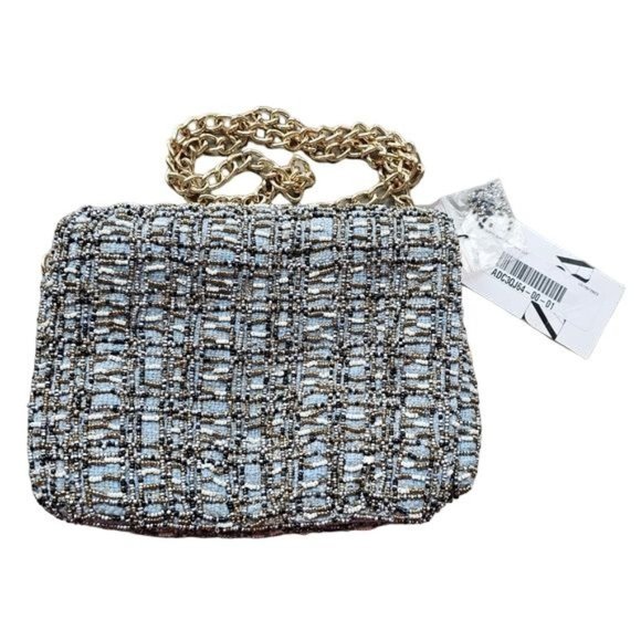 NWT Zara beaded shoulder purse - Picture 1 of 9